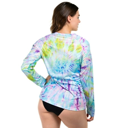 HDE Womens Long Sleeve Rash Guard Sun Protection T-Shirt UPF 50 Beach Swim Shirt